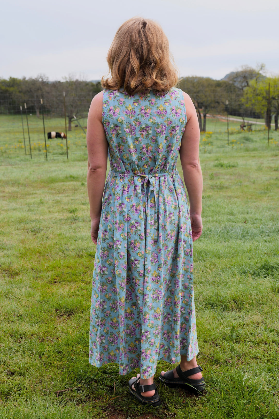 Elizabeth's Garden Pinafore Dress