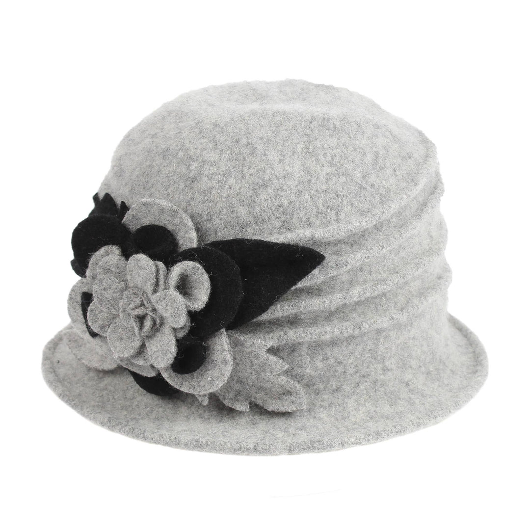 Boiled Wool Pleated Cap 7556 Hat Winter