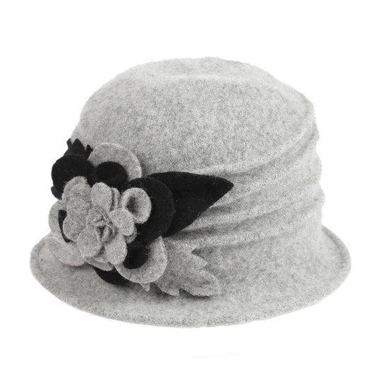Boiled Wool Pleated Cap 7556 Hat Winter