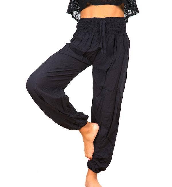 Simple Black Bali Pants