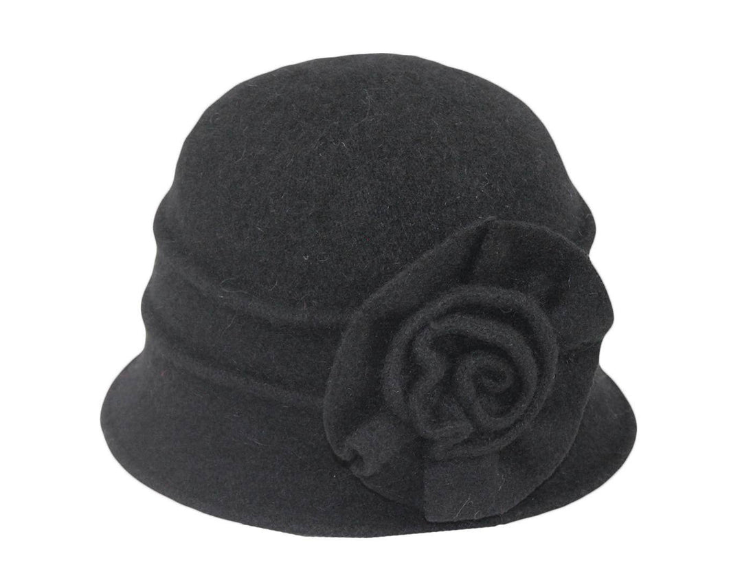 Boiled Wool Pleated Cap 7559 Hat Winter