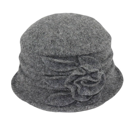Cloche Boiled Wool 7554 Hat Winter