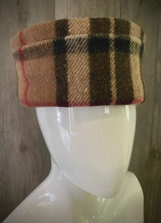 Woolen Pillbox Hat- Thomson Camel