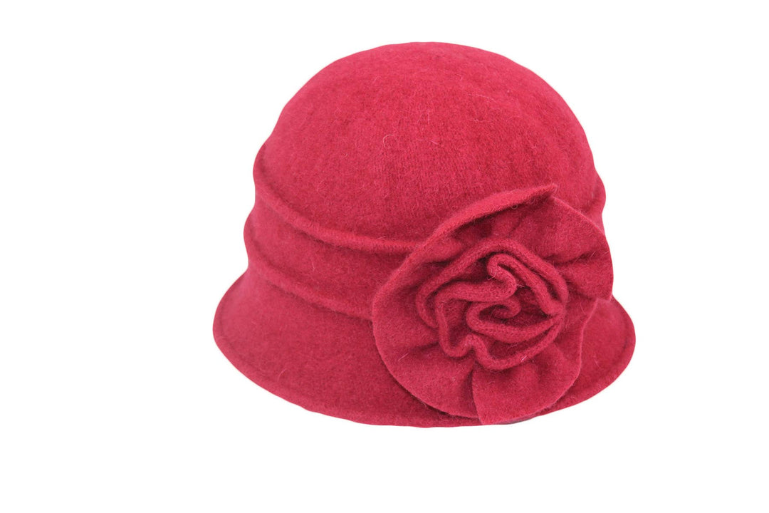 Boiled Wool Pleated Cap 7559 Hat Winter
