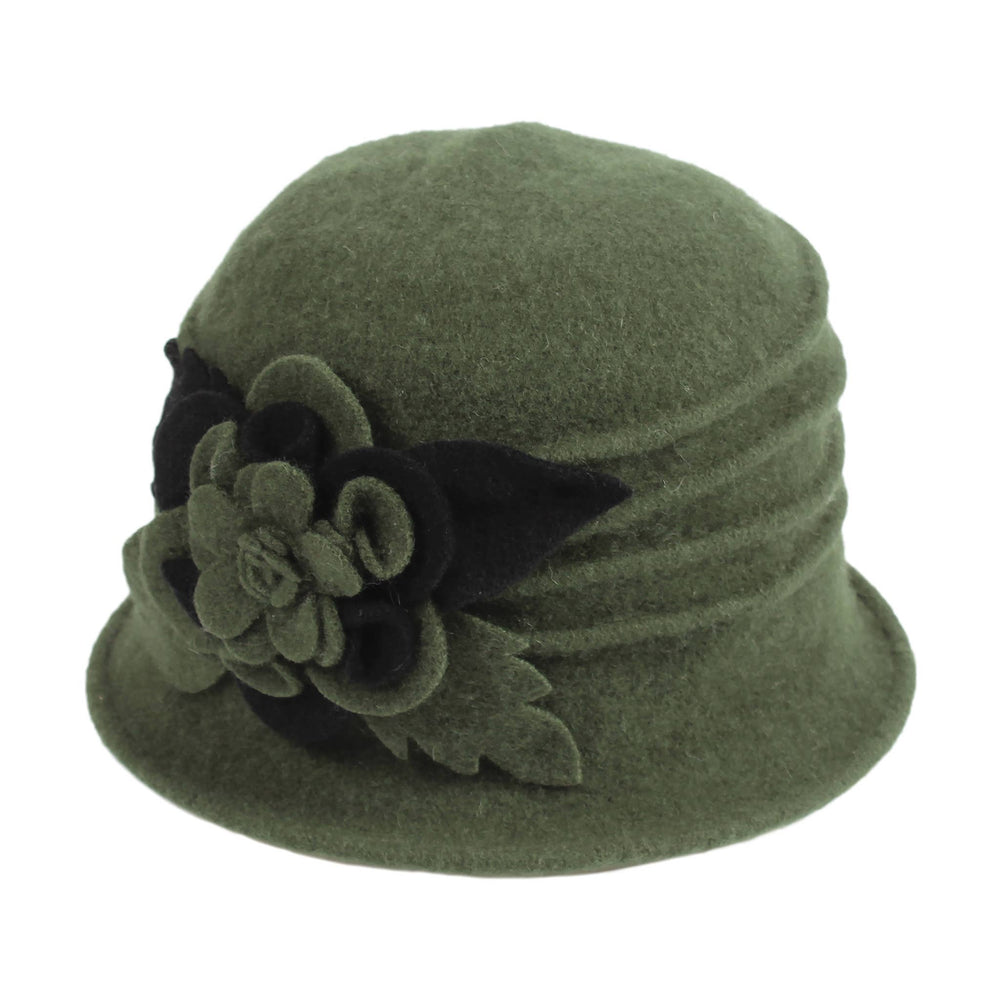 Boiled Wool Pleated Cap 7556 Hat Winter