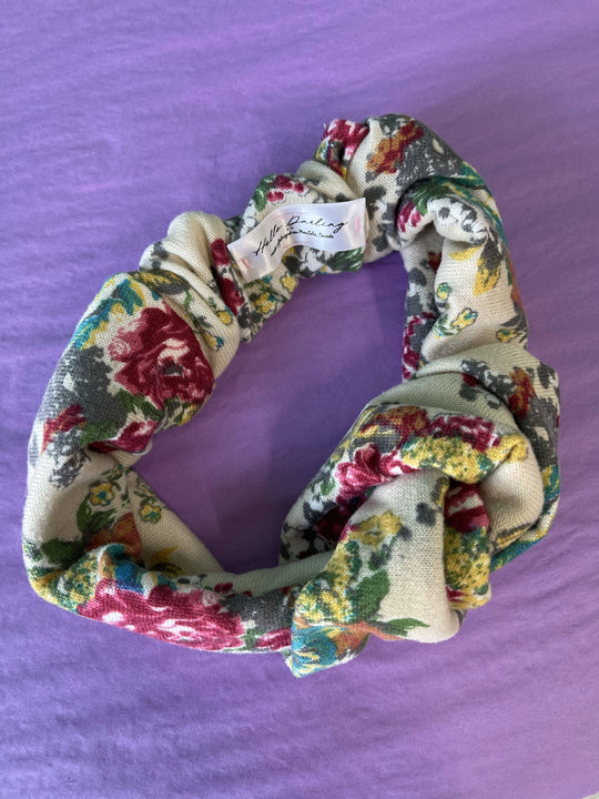Soft Cream Garden Headwrap