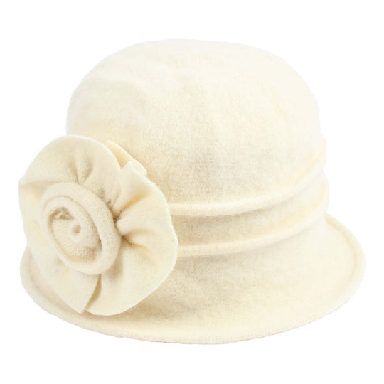 Boiled Wool Pleated Cap 7559 Hat Winter
