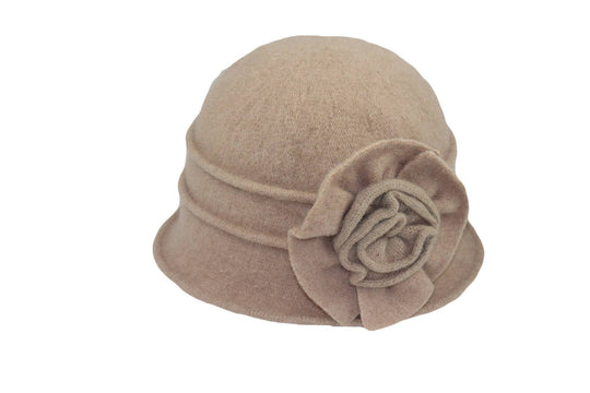 Boiled Wool Pleated Cap 7559 Hat Winter