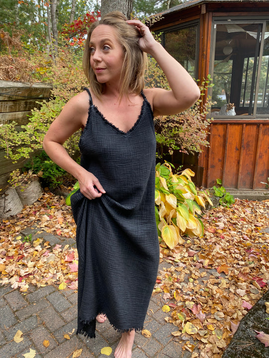 Organic Turkish Cotton Crinkle Dress