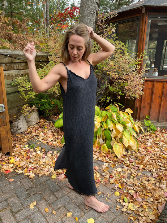 Organic Turkish Cotton Crinkle Dress