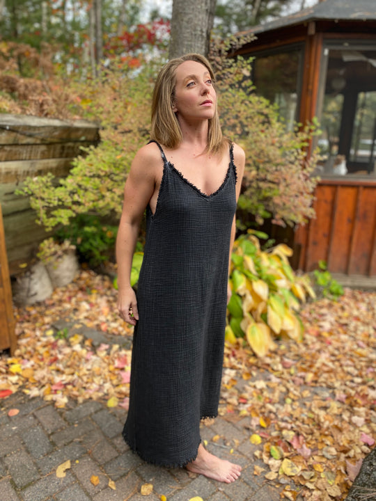 Organic Turkish Cotton Crinkle Dress