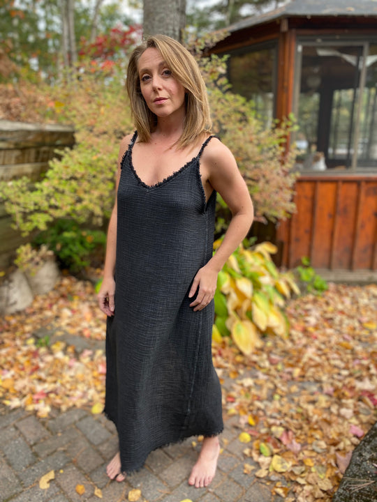 Organic Turkish Cotton Crinkle Dress