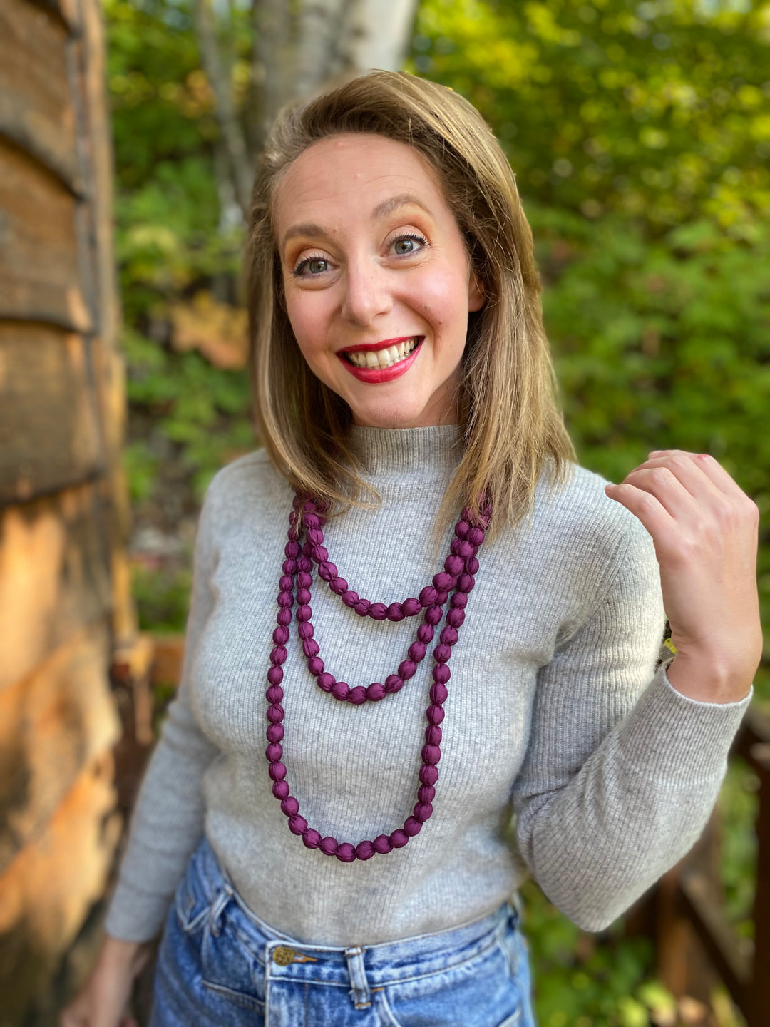 Long 2025 ball necklace