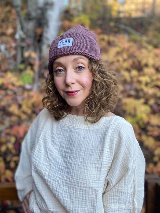 Alpaca Fisherman Hat - Dusty Rose