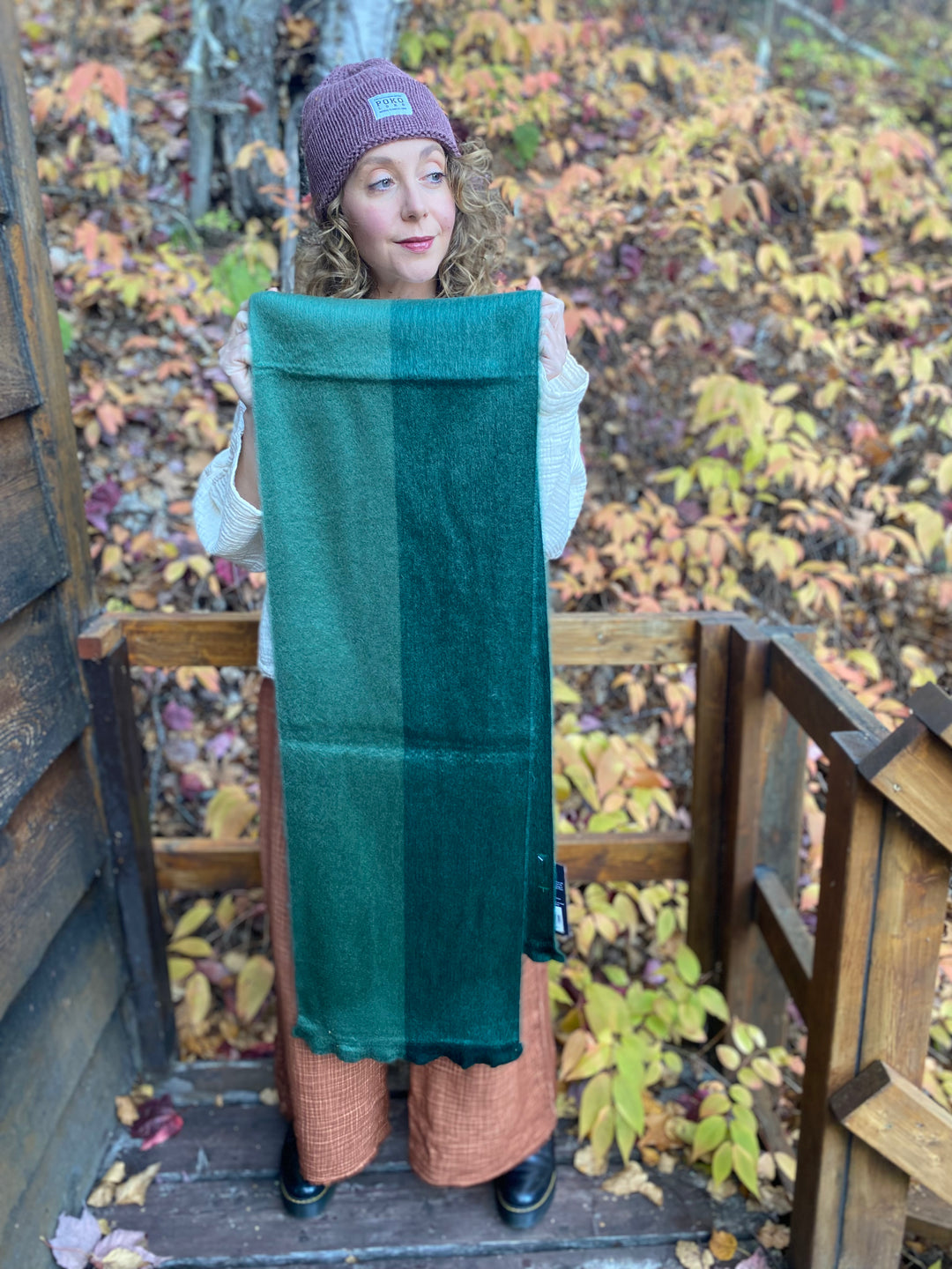 Alpaca Seamless Scarf - Hunter