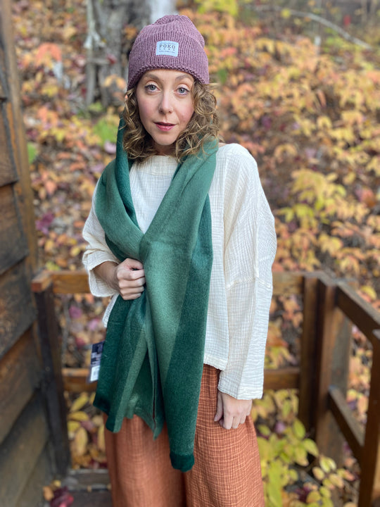 Alpaca Seamless Scarf - Hunter