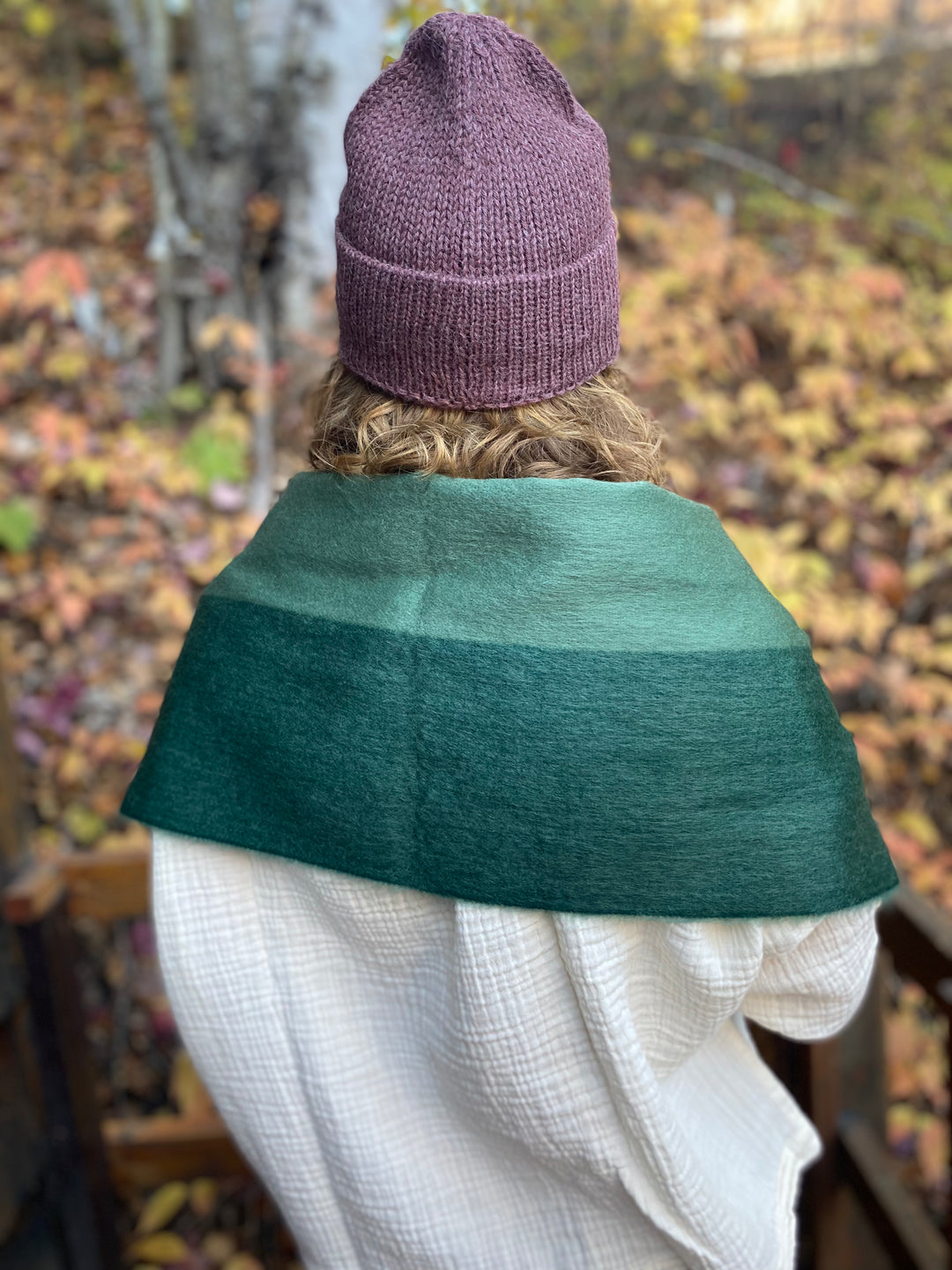 Alpaca Seamless Scarf - Hunter