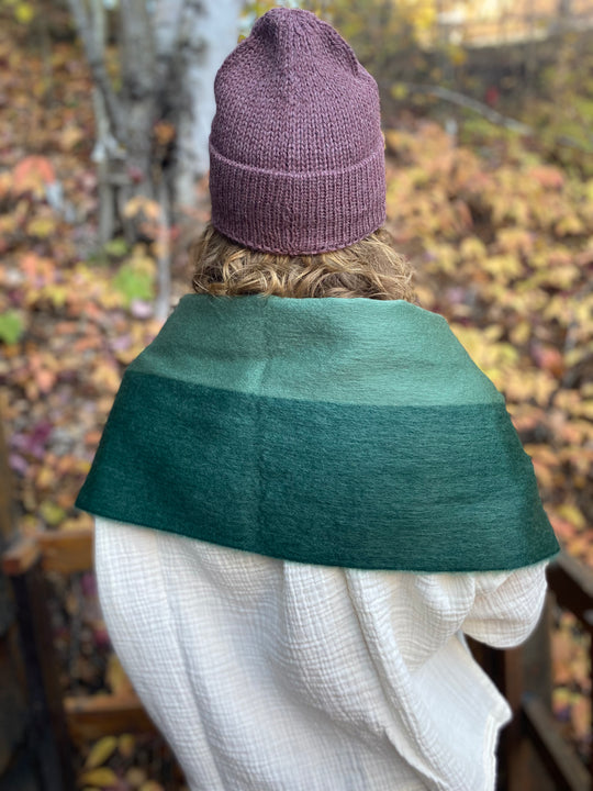 Alpaca Seamless Scarf - Hunter