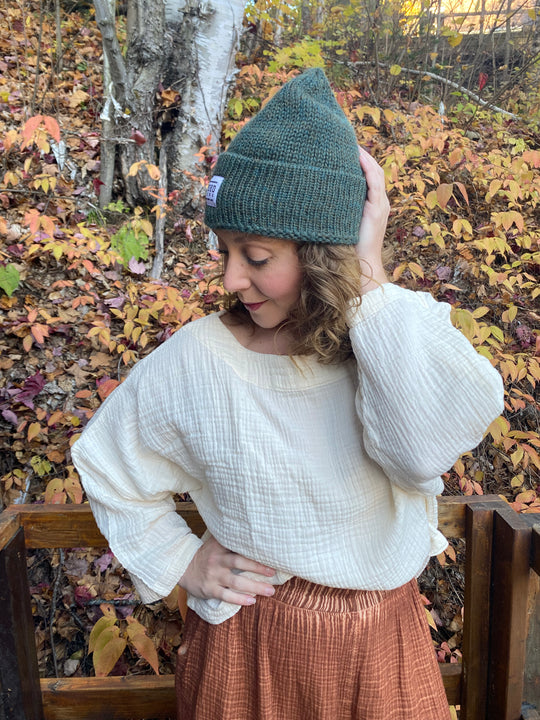 Alpaca Fisherman Hat - Pine