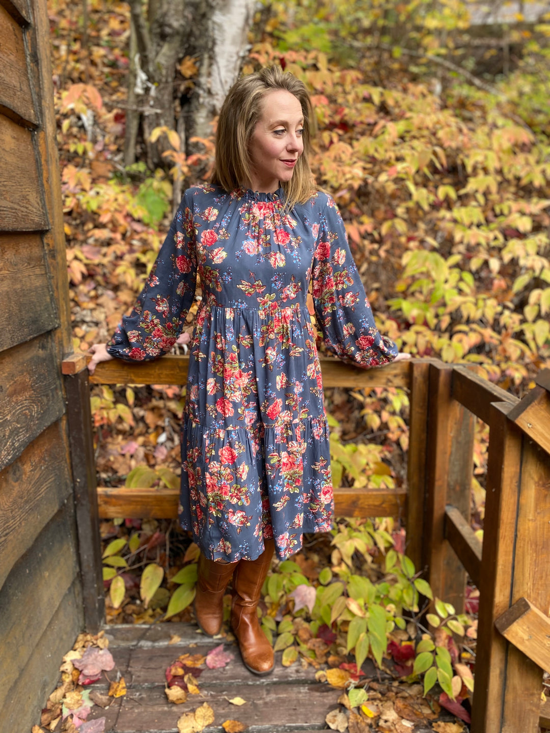 short victorian dress Floral Mini in Terracotta Mint Julep The short length is perfect for summer days or a more casual look Short Sleeves Victorian Style Elegant