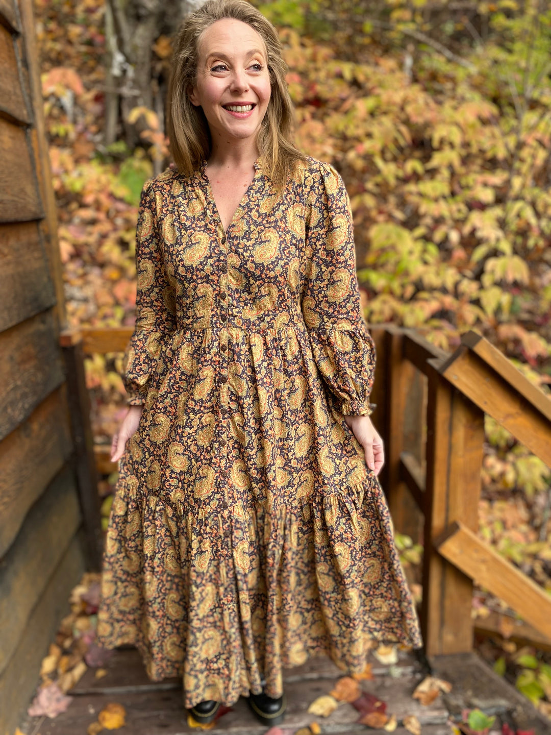 Prague Paisley Dress