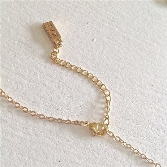 Sea Shell Locket Necklace in Gold