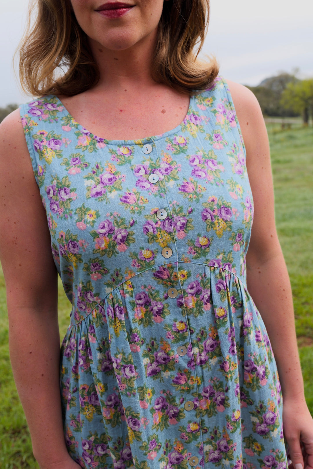 Elizabeth's Garden Pinafore Dress