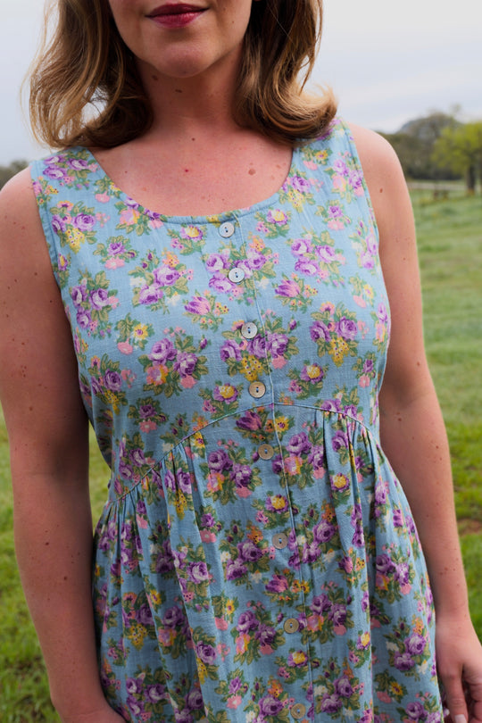 Elizabeth's Garden Pinafore Dress