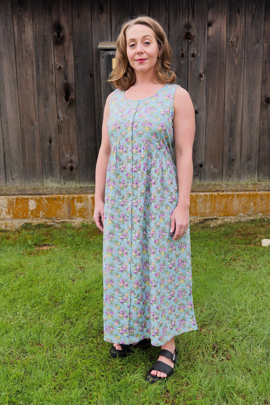 Elizabeth's Garden Pinafore Dress