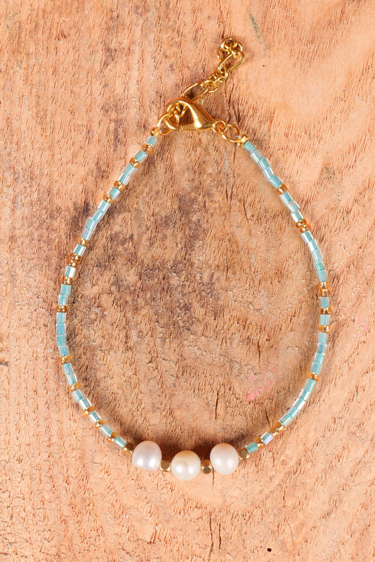 Triple Pearl Bracelet