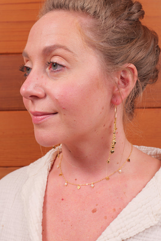 Ring & Charms Earring