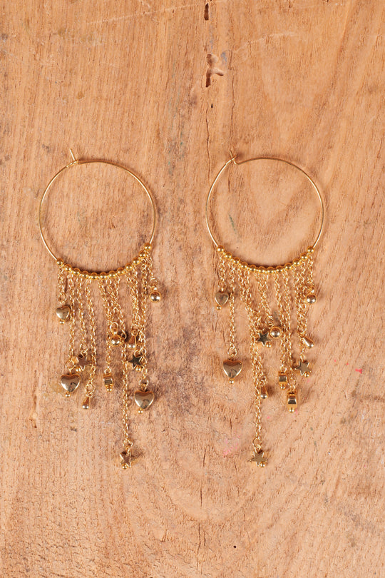 Ring & Charms Earring