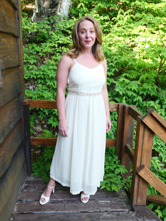 Enchanting Occsassion Dress - Ecru