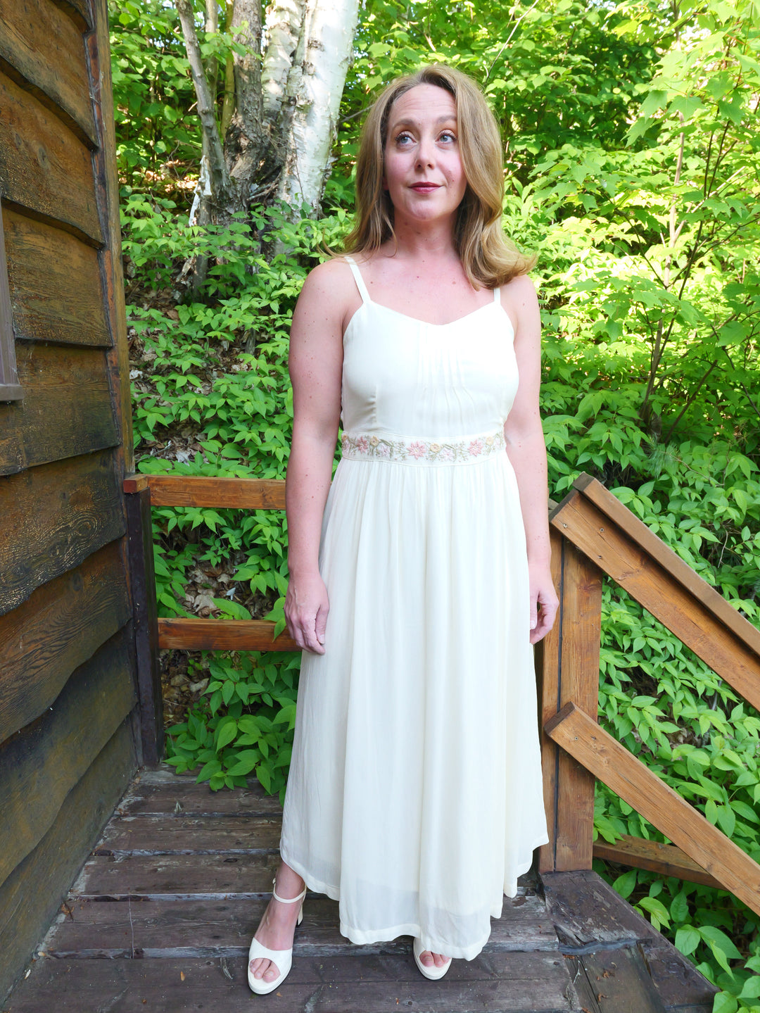 Enchanting Occsassion Dress - Ecru