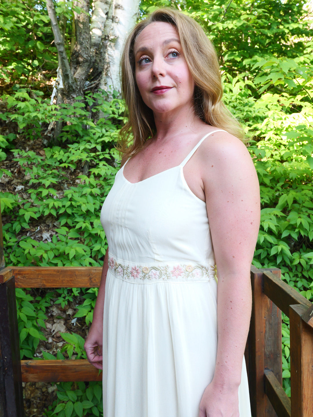 Enchanting Occsassion Dress - Ecru