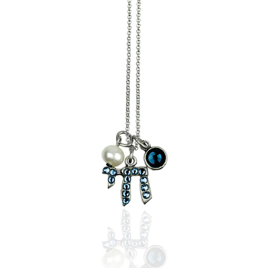 Pazit  Crystal Chai Necklace