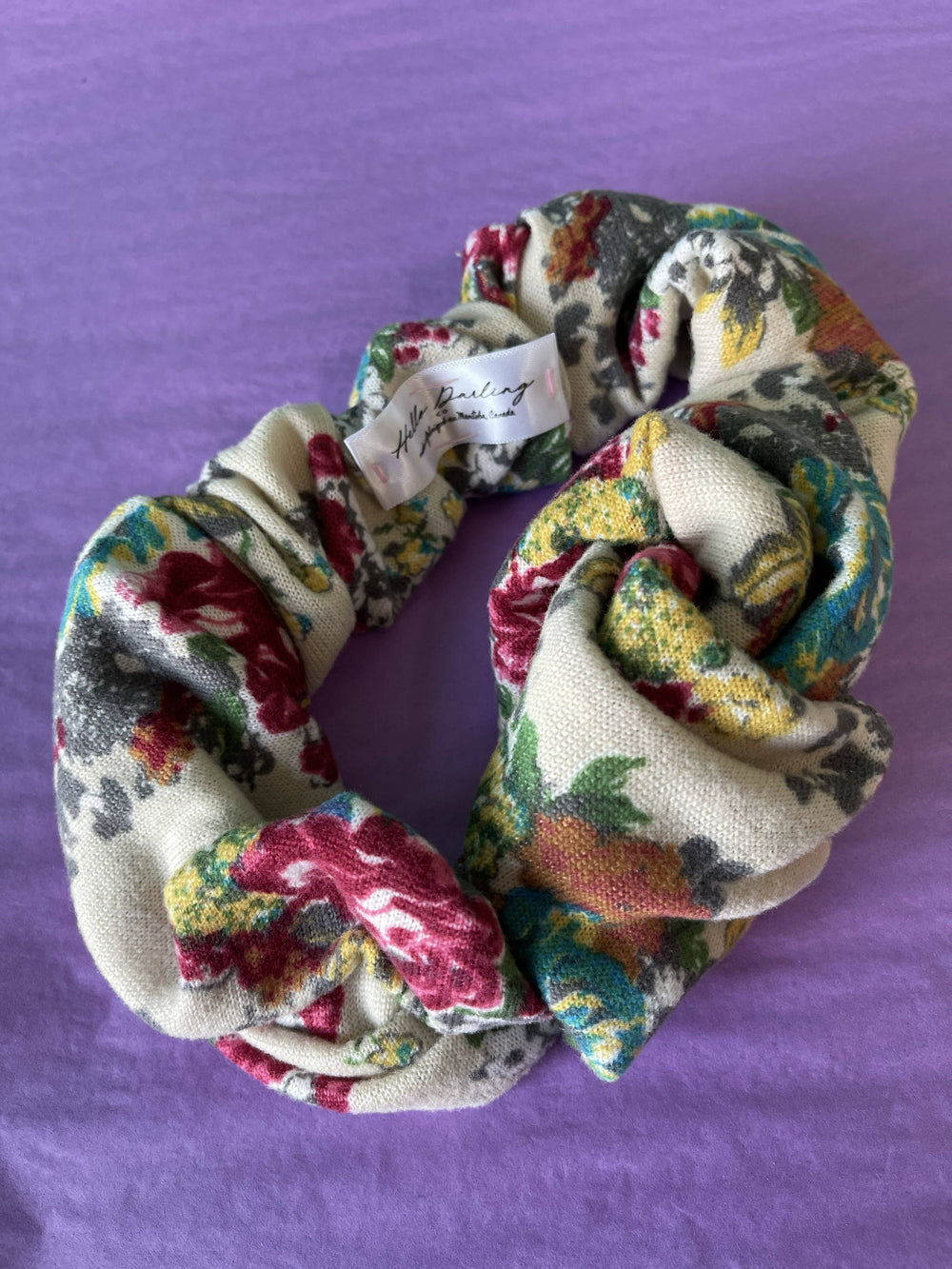 Soft Cream Garden Headwrap