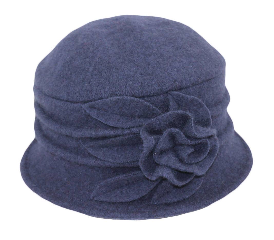 Cloche Boiled Wool 7554 Hat Winter