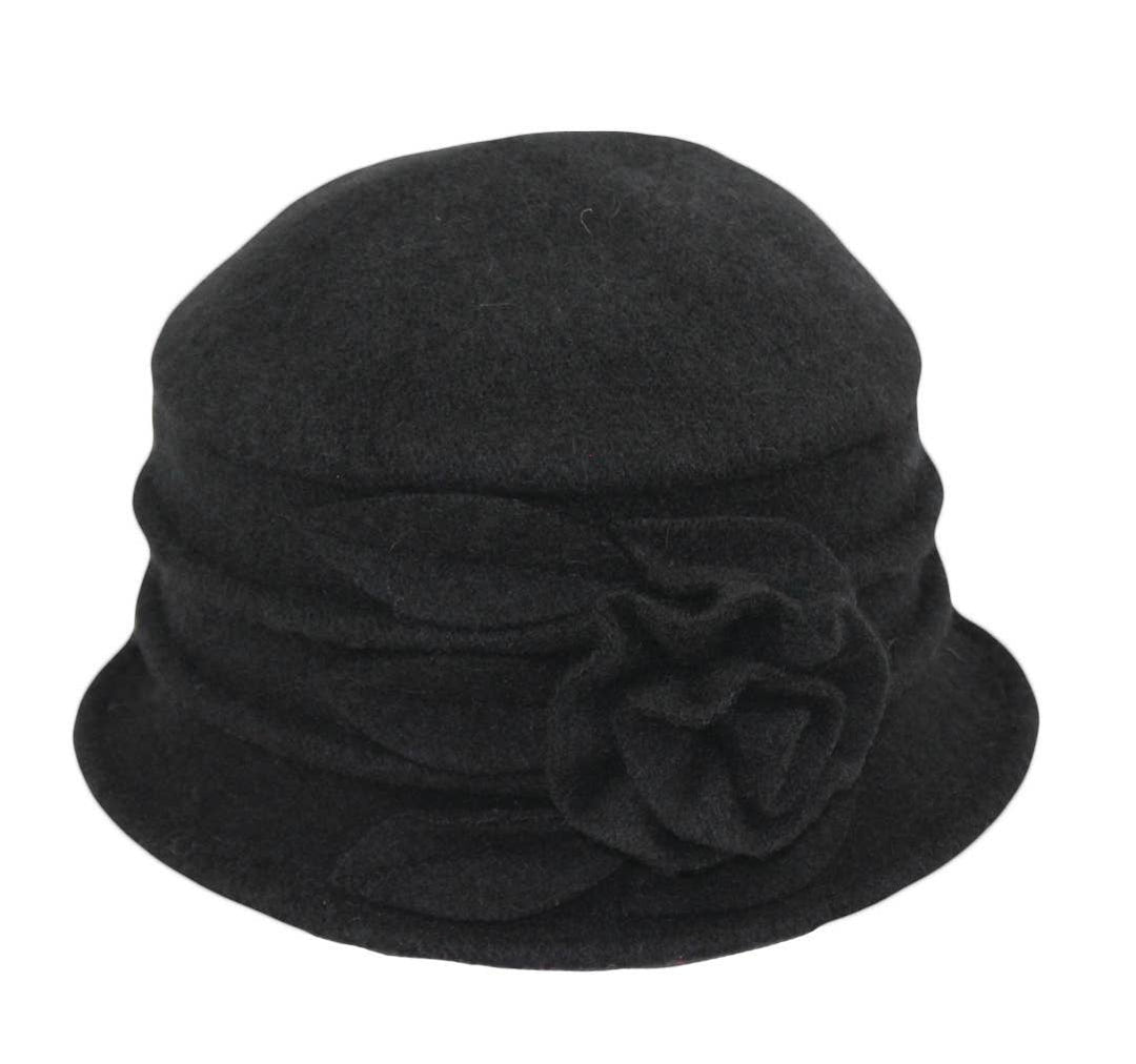 Cloche Boiled Wool 7554 Hat Winter