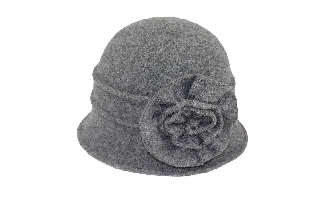 Boiled Wool Pleated Cap 7559 Hat Winter