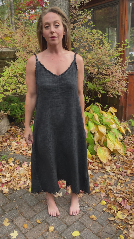 Organic Turkish Cotton Crinkle Dress